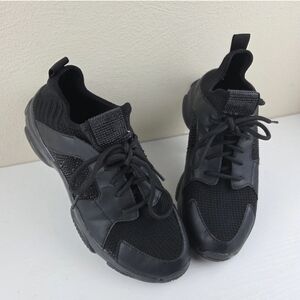 Madden NYC Women’s Size 9 Black Rhinestone Athletic Sneakers Lace Up Shoes
